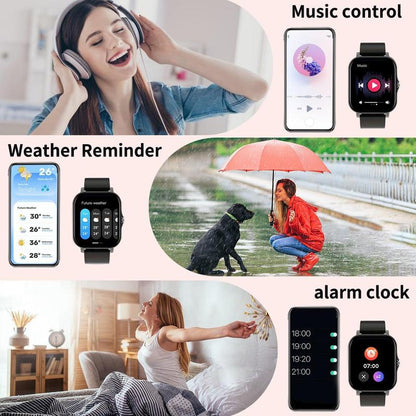 Multifunctional Smart Watch, Fashionable Digital Watch with Heart Rate Monitoring and Sleep Tracking, Sports Watch with Multiple Sports Modes for Women & Men, Wearable