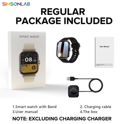 Multifunctional Smart Watch, Fashionable Digital Watch with Heart Rate Monitoring and Sleep Tracking, Sports Watch with Multiple Sports Modes for Women & Men, Wearable