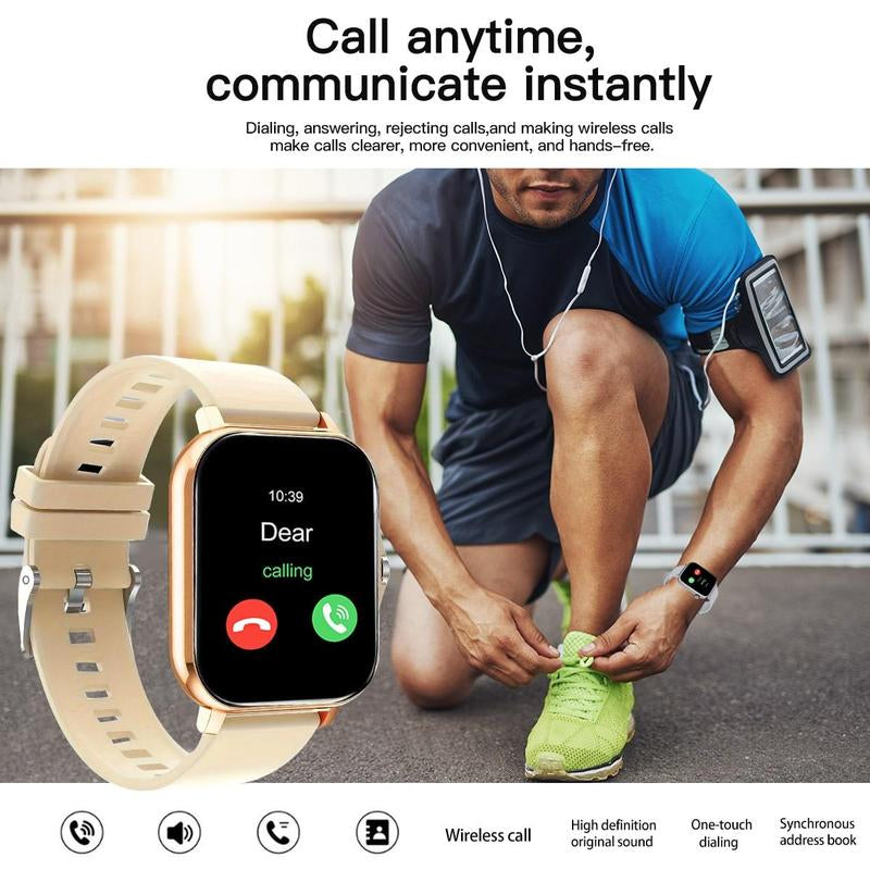 Multifunctional Smart Watch, Fashionable Digital Watch with Heart Rate Monitoring and Sleep Tracking, Sports Watch with Multiple Sports Modes for Women & Men, Wearable