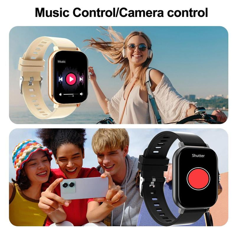 Multifunctional Smart Watch, Fashionable Digital Watch with Heart Rate Monitoring and Sleep Tracking, Sports Watch with Multiple Sports Modes for Women & Men, Wearable